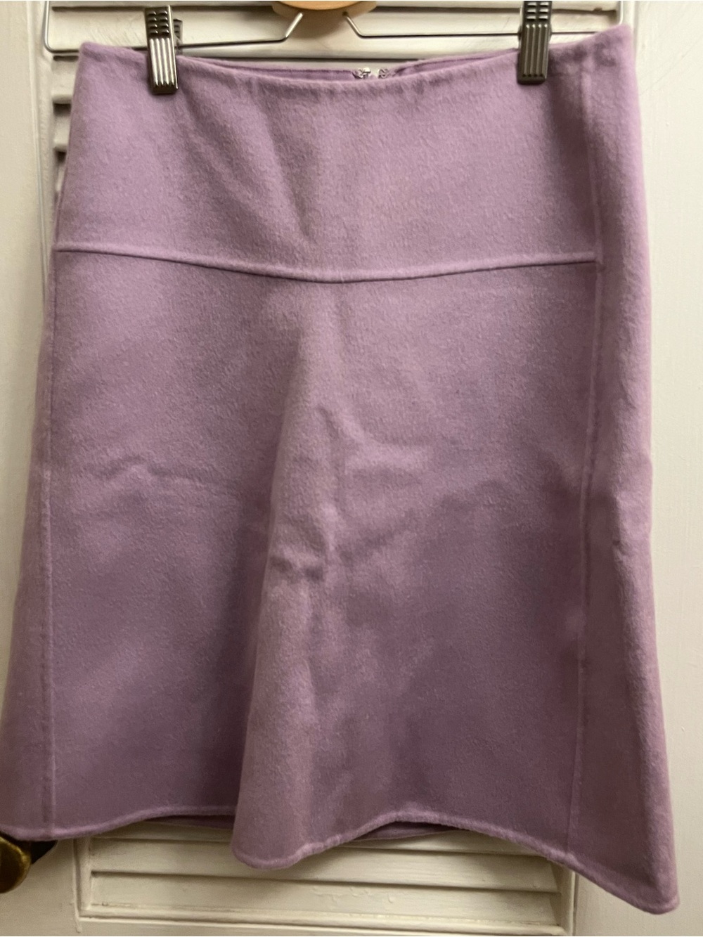 COS Women's Wool Blend A Line Mini Short Skirt Lilac Purple. Size 34 US 2